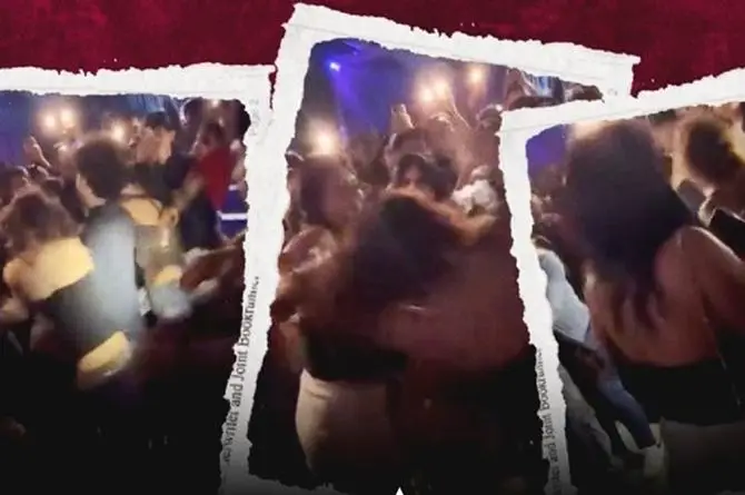 ¡Que borlote! Víctor Mendívil cantando y estas doñitas en el desgreñadero 